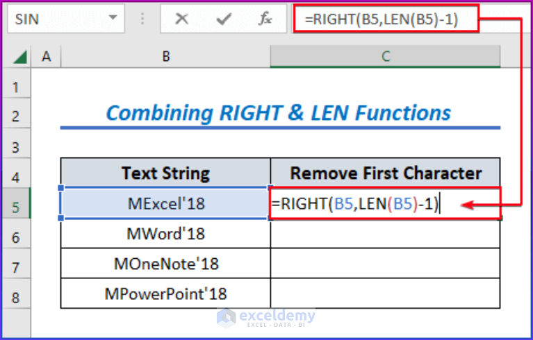 how-to-remove-first-character-from-string-in-excel-6-easy-ways