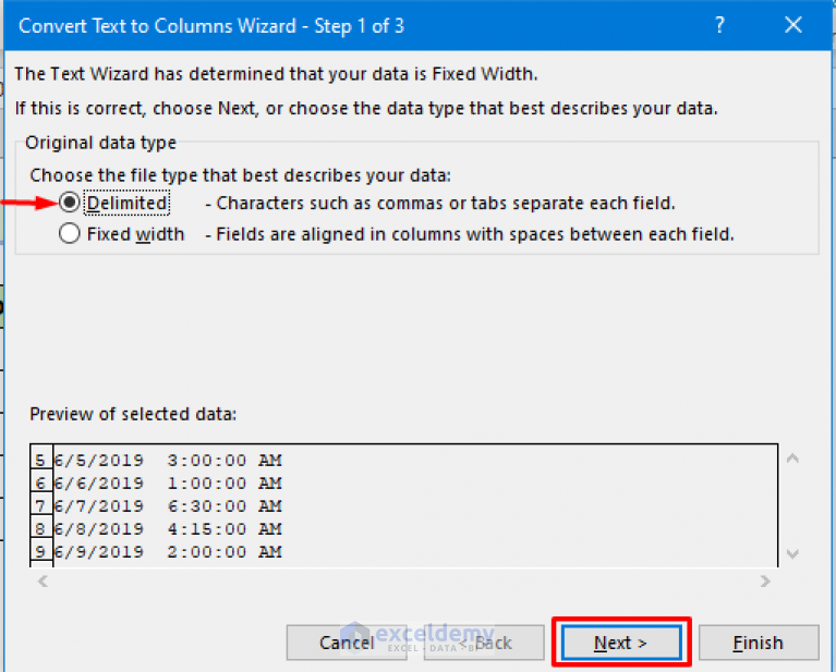 how to remove text from a date in excel