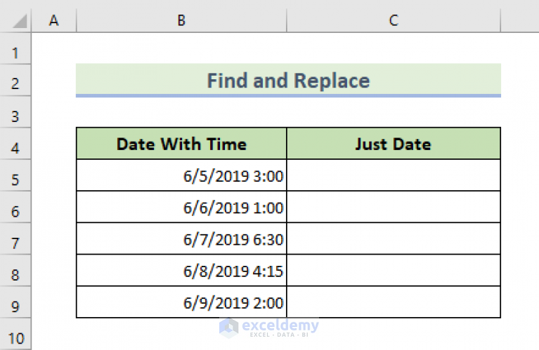 how-to-remove-time-from-date-in-excel-6-approaches-exceldemy