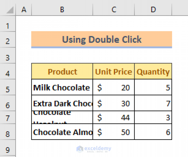 how-to-autofit-in-excel-7-easy-ways