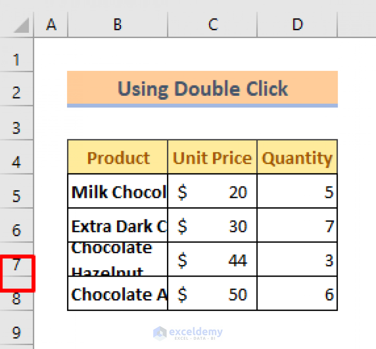 How To Autofit In Excel 7 Easy Ways 7850