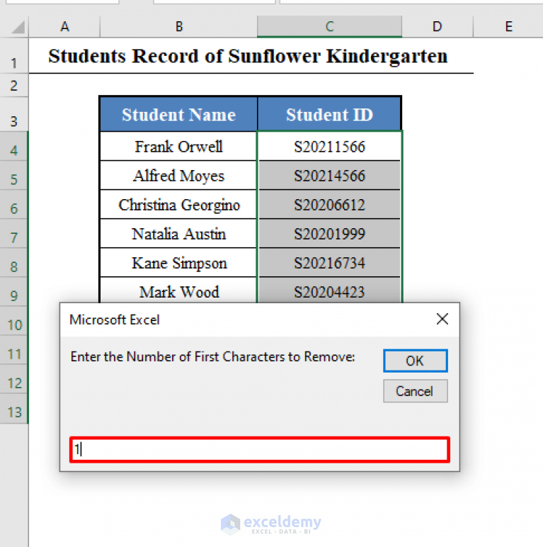 remove-first-character-from-string-using-excel-and-vba-exceldome