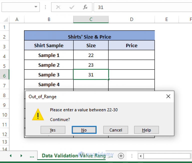 how-to-set-a-minimum-and-maximum-value-in-excel-6-easy-methods