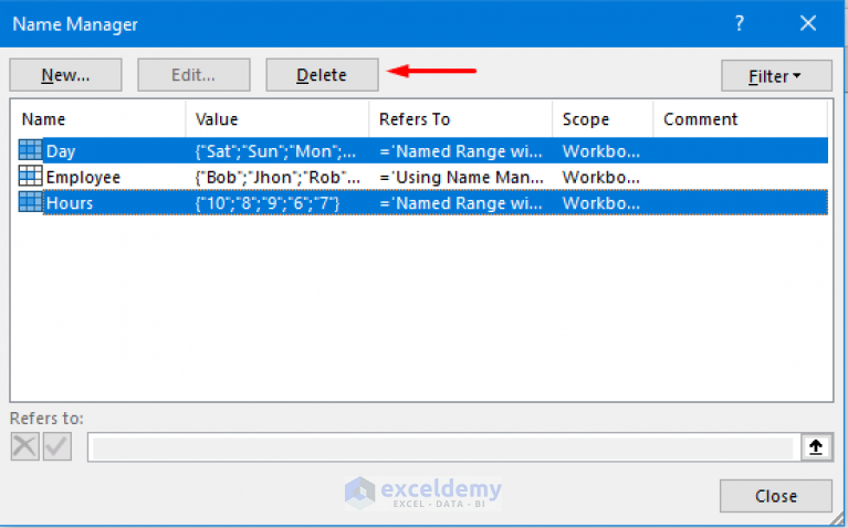 how-to-delete-named-range-in-excel-3-methods