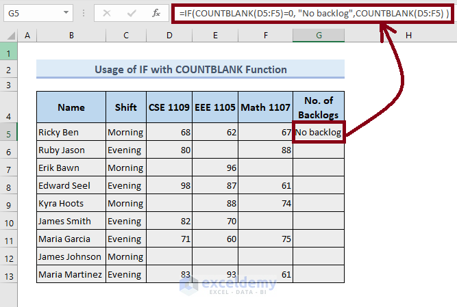  How To Count Blank Cells In Excel With Condition 3 Methods ExcelDemy