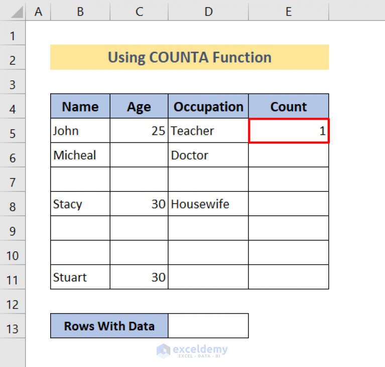 how-to-count-rows-with-data-in-excel-4-suitable-formulas