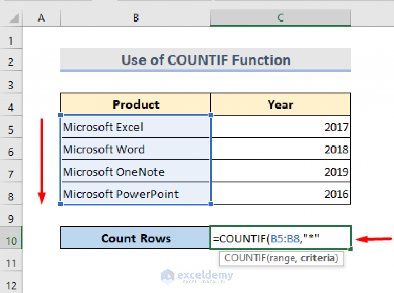 how-excel-count-rows-with-value-8-ways-exceldemy