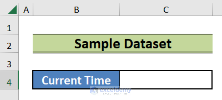 how-to-auto-update-current-time-in-excel-3-easy-ways