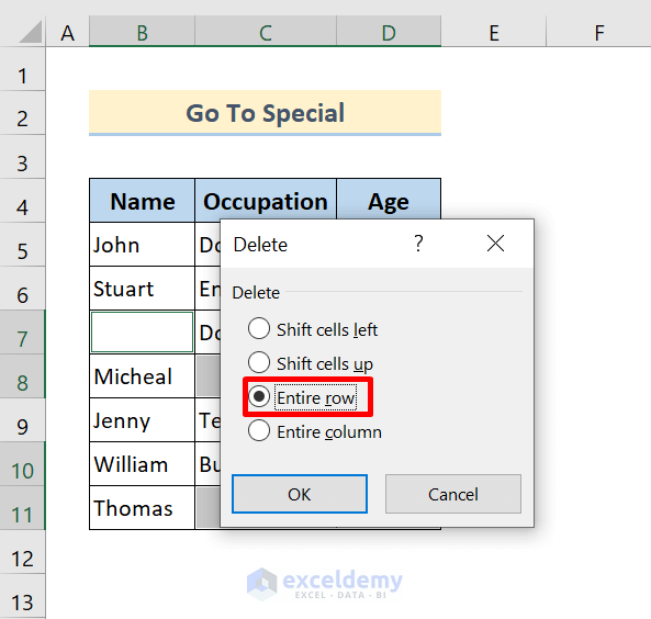 How To Delete Row If Cell Is Blank In Excel 