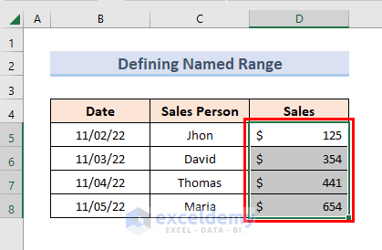 How to Edit Named Range in Excel (With Easy Steps) - ExcelDemy