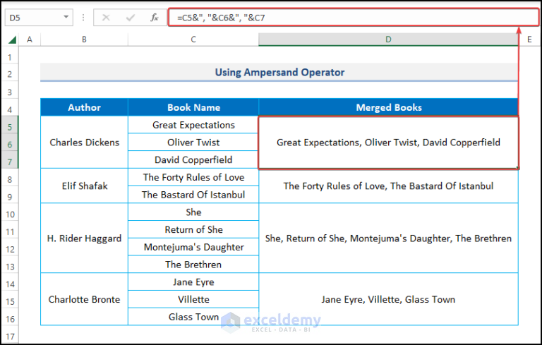 How To Merge Cells Vertically Without Losing Data In Excel 6841