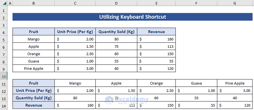 how-to-paste-transpose-in-excel-using-shortcut-4-easy-ways-exceldemy