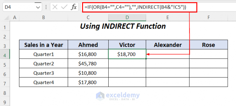 How to Use Sheet Name in Dynamic Formula in Excel