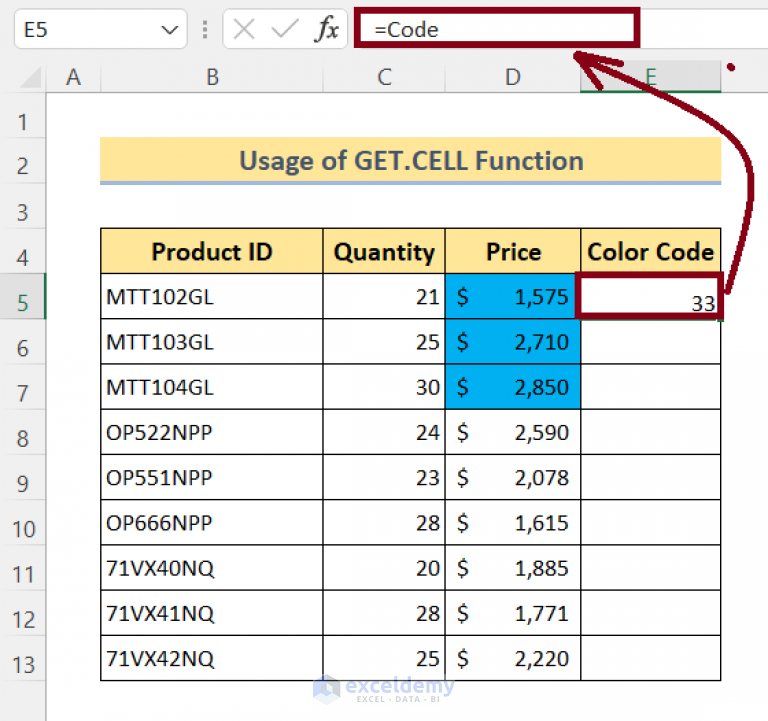 How To Sum Colored Cells In Excel 4 Ways ExcelDemy