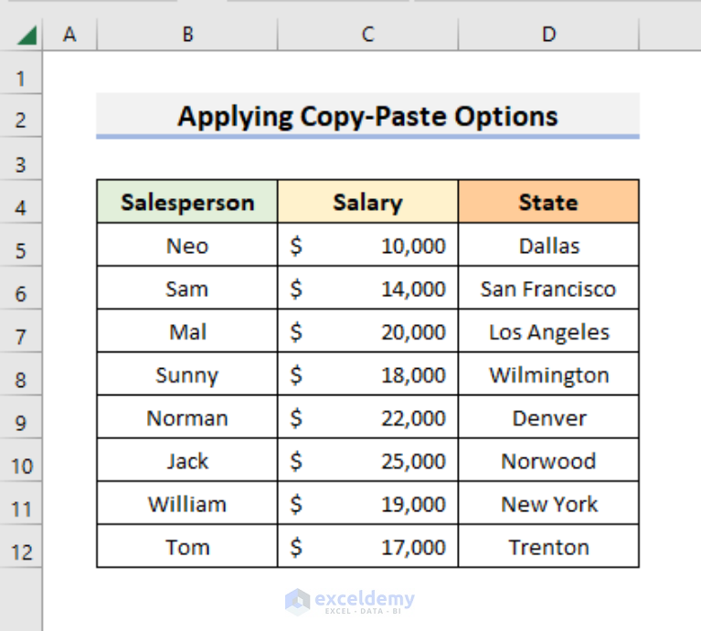 How To Copy Excel Sheet To Another Sheet With Same Format 1985