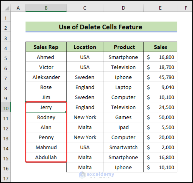 how-to-delete-a-cell-in-excel-4-easy-ways-exceldemy