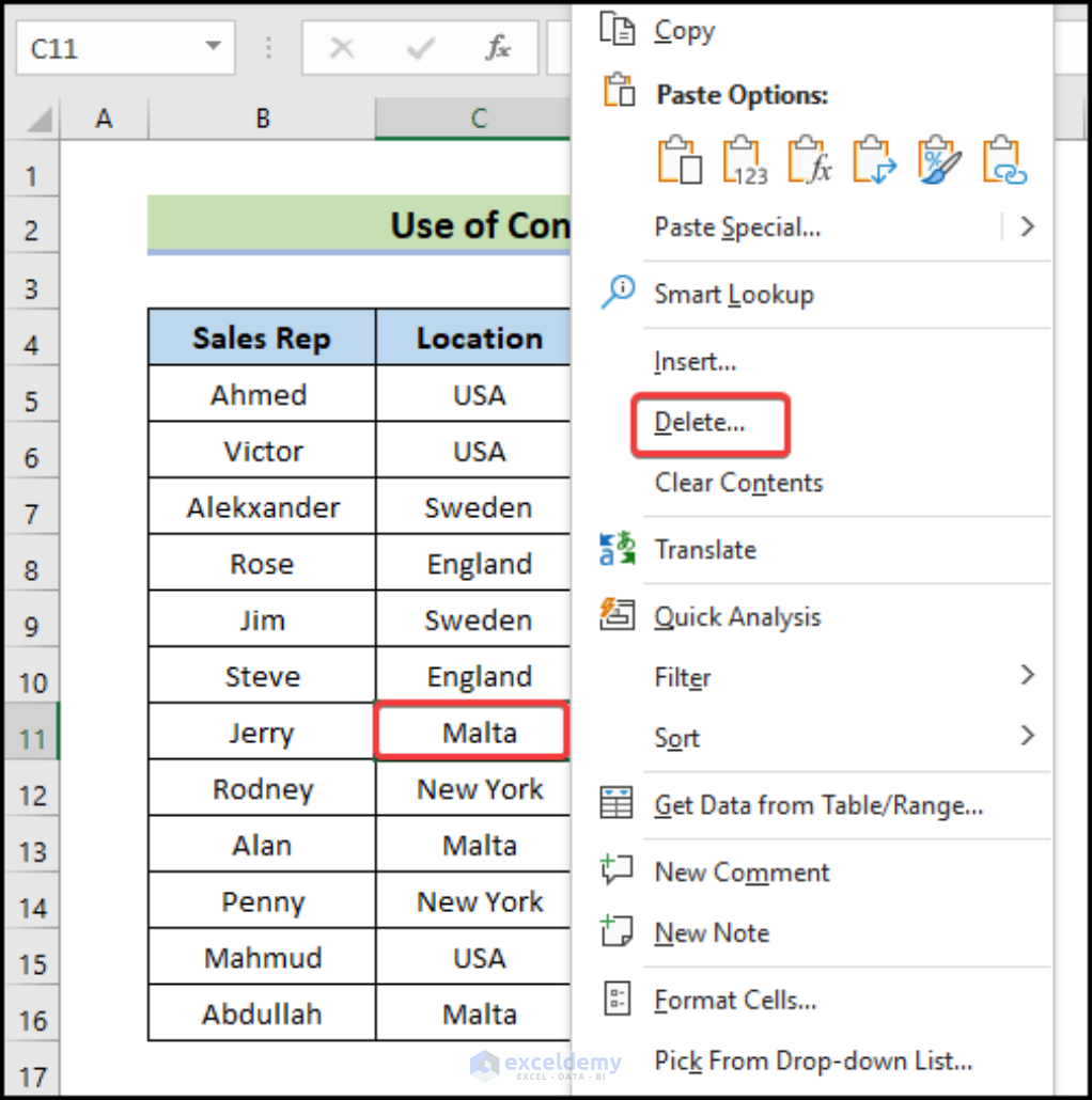 how-to-delete-a-cell-in-excel-4-easy-ways-exceldemy