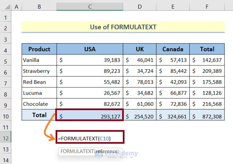 How To Display The Cell Formulas In Excel 6 Methods 9549