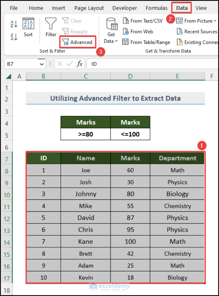 how-to-extract-data-based-on-criteria-from-excel-6-ways