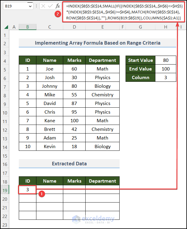 How To Extract Data Based On Criteria From Excel 6 Ways 