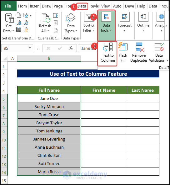 How To Separate Two Words In Excel 6 Easy Ways ExcelDemy