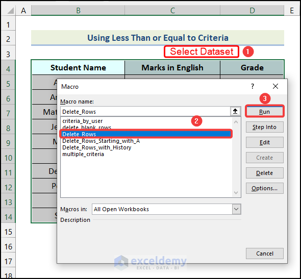 how-to-use-macro-to-delete-rows-based-on-criteria-in-excel