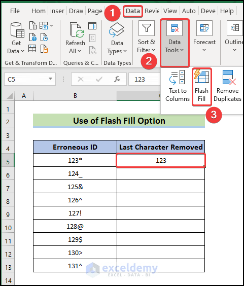 How To Remove Last Character From String In Excel 5 Easy Ways 