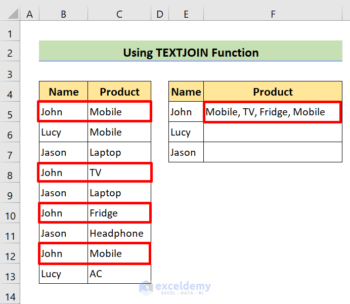 How To VLOOKUP Multiple Values In One Cell In Excel 2 Easy Methods 