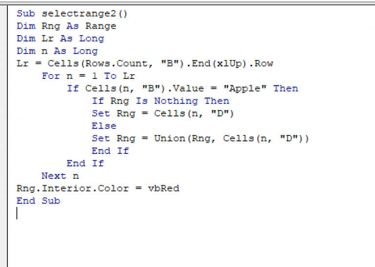 how-to-select-range-based-on-cell-value-vba-7-ways-exceldemy