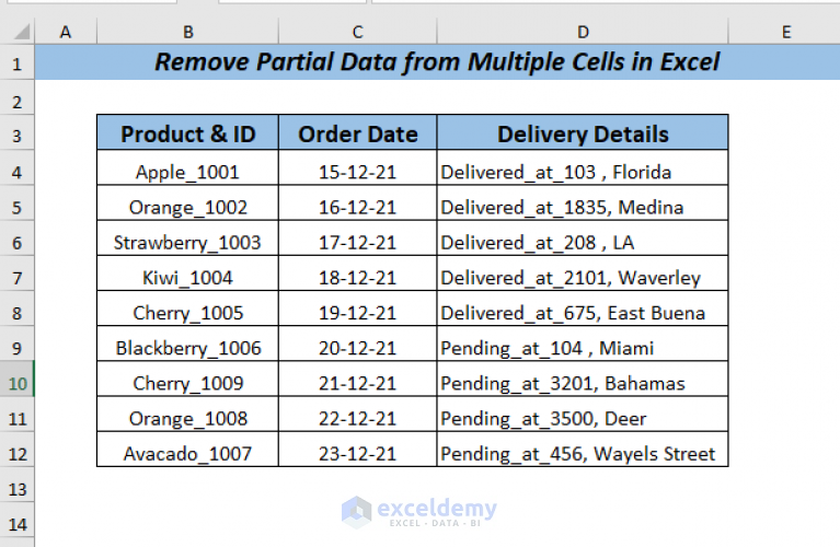 Pull Partial Data From Excel Cell