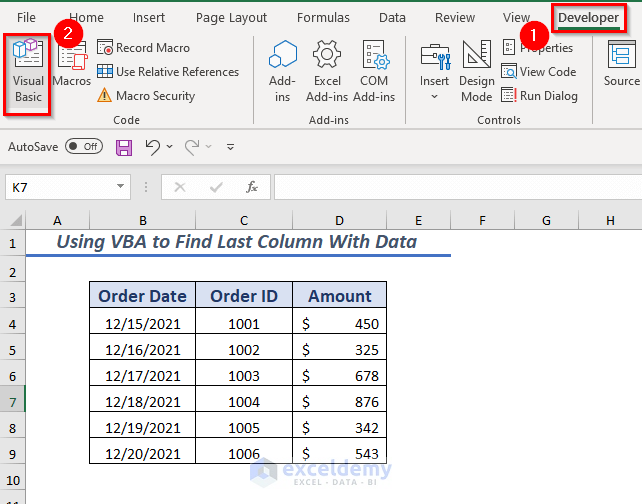 Excel Find Last Column With Data 4 Quick Ways ExcelDemy