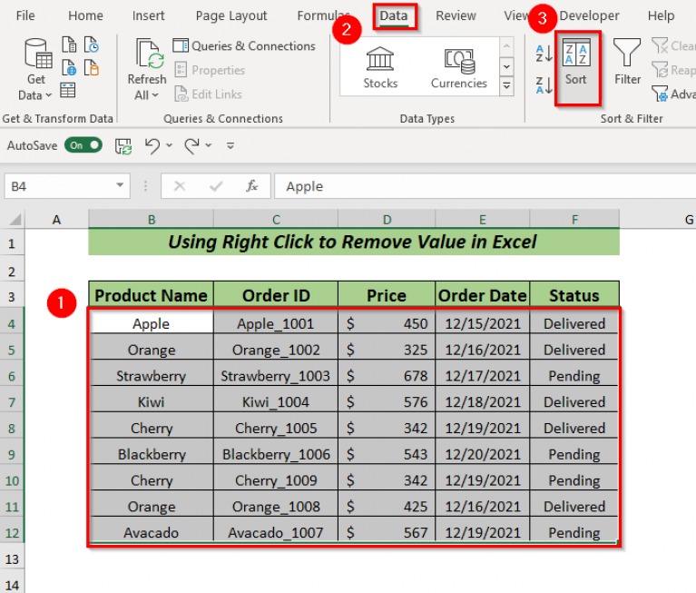 How to Remove Value in Excel (9 Methods) - ExcelDemy