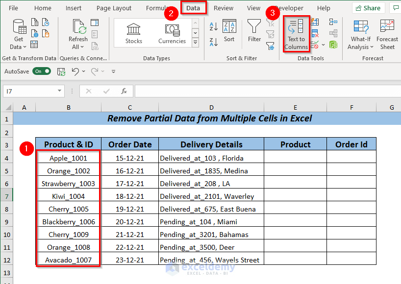 How To Remove Partial Data From Multiple Cells In Excel 6 Ways 