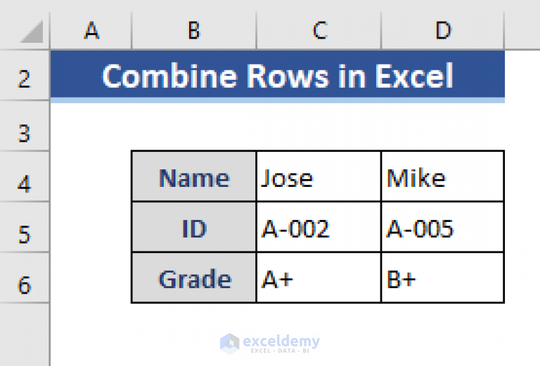 how-to-combine-rows-in-excel-6-easy-methods-exceldemy