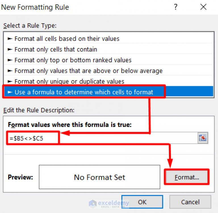 how-to-compare-text-in-excel-and-highlight-differences-8-quick-ways