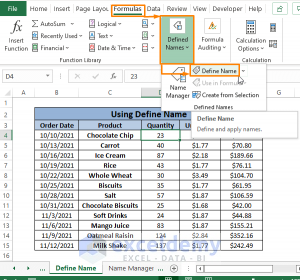 How to Name a Cell in Excel (4 Easy Ways) - ExcelDemy