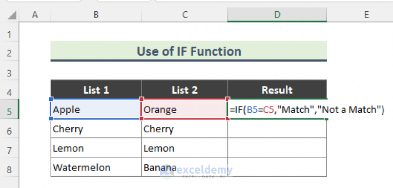 Excel Find Matching Values In Two Columns ExcelDemy