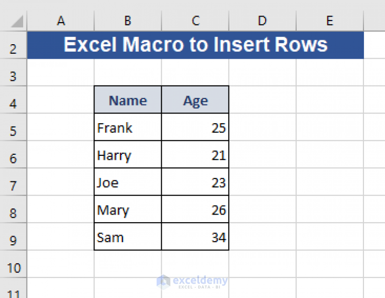 excel-macro-to-insert-rows-8-methods-exceldemy