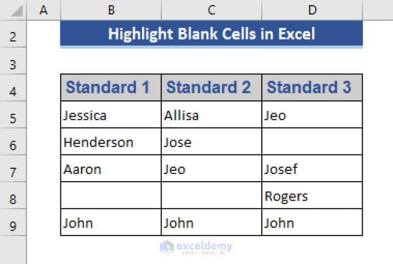 how-to-highlight-blank-cells-in-excel-4-fruitful-ways-exceldemy