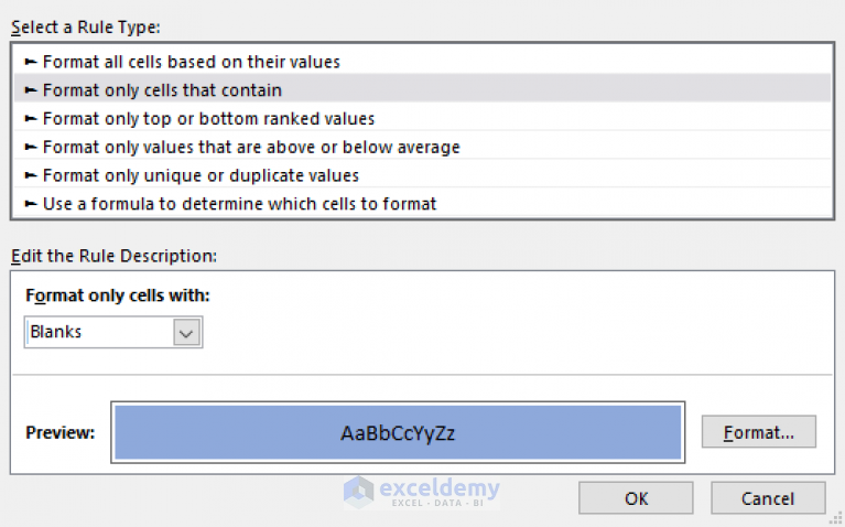 how-to-highlight-blank-cells-in-excel-4-fruitful-ways-exceldemy