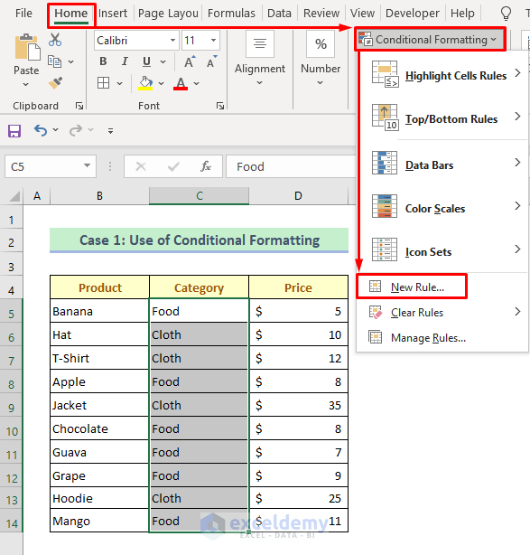 How To Highlight Cells Based On Text In Excel 2 Methods ExcelDemy