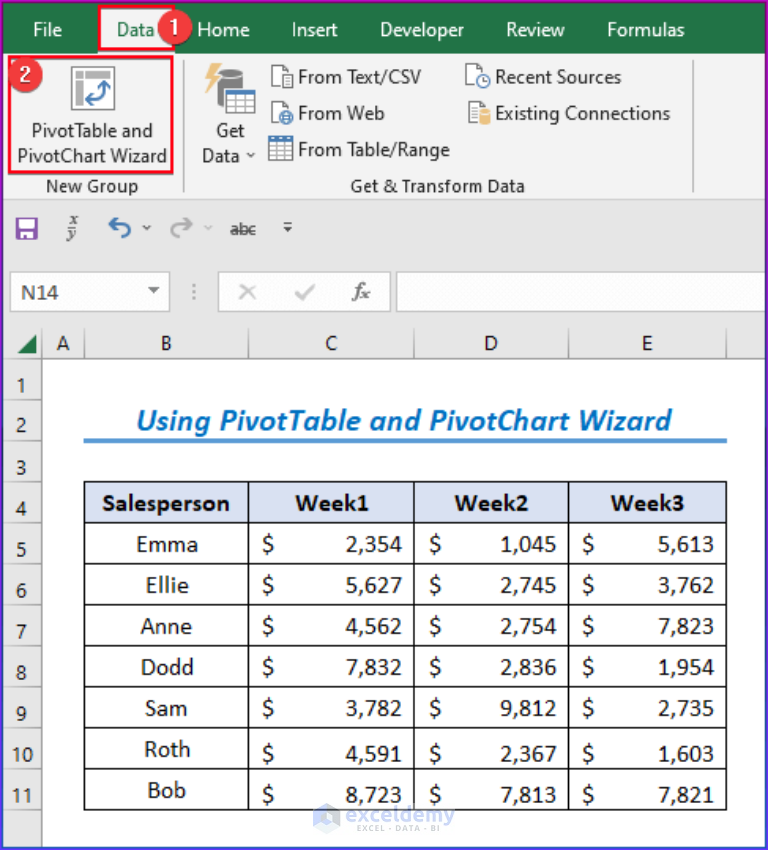 How to Convert Table to List in Excel (3 Quick Ways) - ExcelDemy