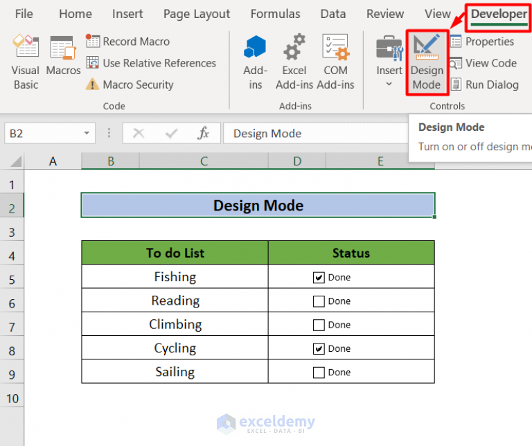 how-to-remove-checkbox-in-excel-6-methods-exceldemy