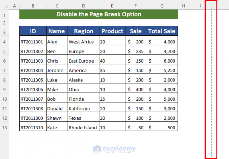 How To Remove Print Lines In Excel 4 Easy Ways ExcelDemy