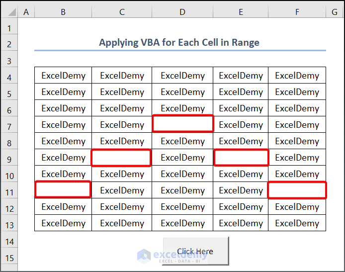 How To Use VBA For Each Cell In Range In Excel 3 Methods 