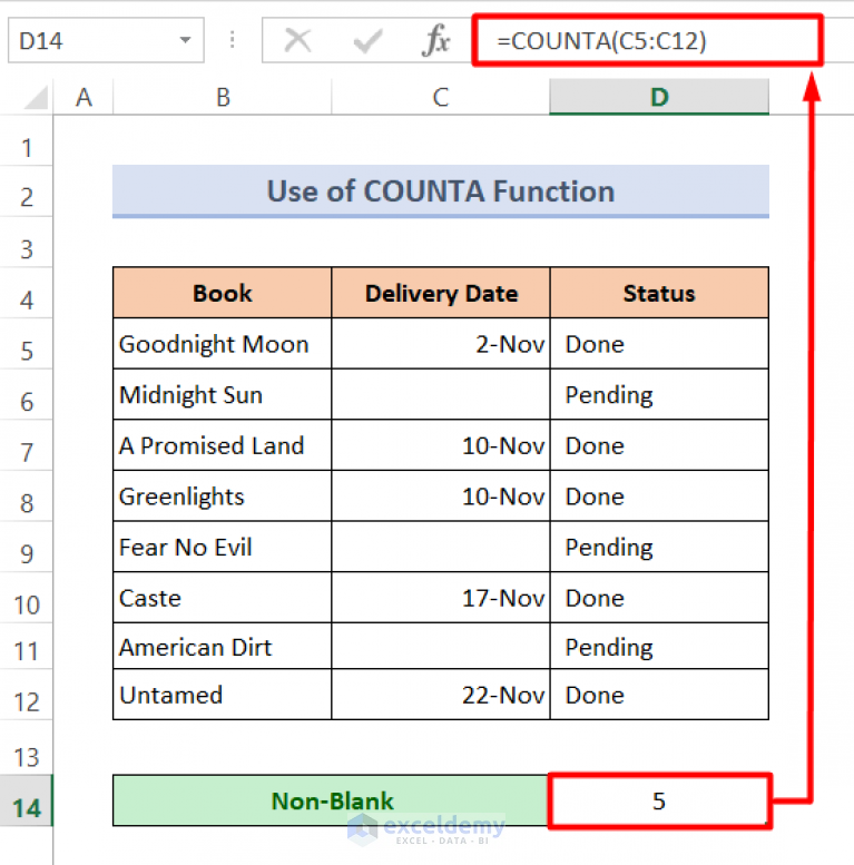 how-to-find-count-if-a-cell-is-not-blank-with-examples