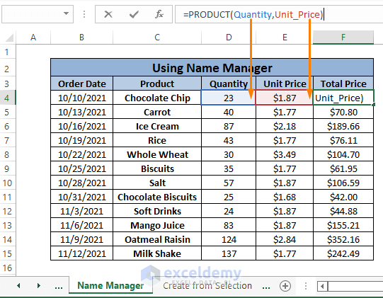 How To Name A Cell In Excel 4 Easy Ways Exceldemy 6647
