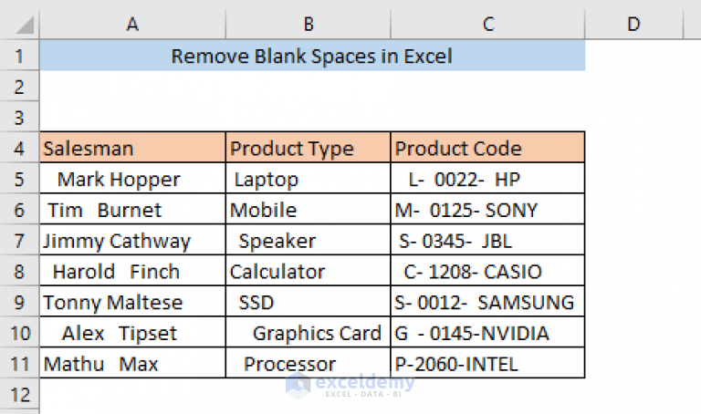 how-to-remove-blank-spaces-in-excel-7-ways-exceldemy