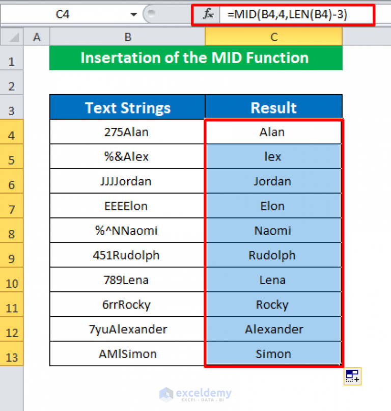 How Do I Remove The First 3 Numbers In Excel