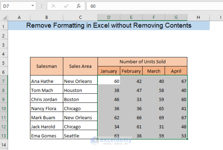 how-to-remove-formatting-in-excel-without-removing-contents